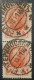 Russia 3K Pair Used Postmark Classic Stamps 1916 - Storia Postale