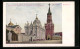 AK Moscou, La Porte De Spasski Et Le Monastère De Vosnessenski  - Russland