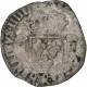 France, Henri IV, Douzain Aux Deux H, 1593, Bordeaux, Billon, B+, Gadoury:558 - 1589-1610 Hendrik IV