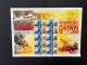 31-3-2024 (large) Australia -  WWII - Attacks On Darwin 60th Anniversary (large) Sheetlet 10 Mint Personalised Stamp - Blocks & Kleinbögen