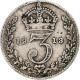 Grande-Bretagne, George V, 3 Pence, 1913, Londres, Argent, TB+, KM:813 - F. 3 Pence