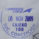CHILE 2009, COVER USED TO INDIA, FLAG, BIRD, SAMUEL ROMOVE SCULPTOR,  PHOTOGRAPHER, SWEEPER, STREET TRADER, 8 DIFF STAMP - Chile