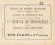 TICKET  ENTREE SALLE DU MUSEE NESSLER ORAN 1920 RECITAL DE VIOLONCELLE L BOULNOIS - Eintrittskarten