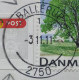 DENMARK 2011, COVER USED TO INDIA, 3 DIFF  STAMP, 2010 BICYCLE RACE, ERROR BALLUM SLUSEE STAMP WITHOUT VALUE, TREE, BALL - Other & Unclassified