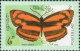 Laos Poste N** Yv: 406/411 Papillons - Laos