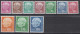 SAARLAND 1957 - Michel 419-428 Postfrisch MNH** - Unused Stamps