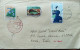 JAPAN 2008, COVER USED TO INDIA, SPECIAL CACHET, TREE, BRIDGE, BOAT, HOUSE, 3 DIFF STAMP FLOWER, POND, NATURE BEAUTY WOM - Brieven En Documenten