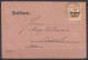 CP Postkarte Affr. OC13 Càpt TAMINES /20.7.1918 Pour BIOUL (Anhée) - OC1/25 Generalgouvernement 