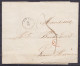 LSC (sans Texte) 5 Mars 1845 Càd T18 LENS /5 III Pour GRAND HORNU - [SR] Port "3" (au Dos: Griffe "APRES LE DEPART" + Cà - 1830-1849 (Belgique Indépendante)