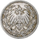 Allemagne, Wilhelm II, 1/2 Mark, 1913, Berlin, Argent, TTB, KM:17 - 1/2 Mark