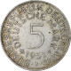 République Fédérale Allemande, 5 Mark, 1951, Hamburg, Argent, TTB+, KM:112.1 - 5 Marcos