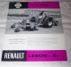 FEUILLET PUB PUBLICITAIRE MATERIEL RENAULT BALAYEUSES LEBON & CIE ( TRACTEUR, TRACTEURS, MOTOCULTURE ) - Tractors