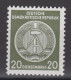 DDR 1954 - Mi.-Nr. 28 Dienstmarke Zirkelbogen Nach Links Postfrisch MNH** - Nuovi