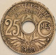 France - 25 Centimes 1925, KM# 867a (#4019) - 25 Centimes