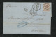 Belgique Lettre TB De Harven Frères Courtiers En Laine Anvers19/12/1868 Pour Louviers 21/12 Via Paris 20/12 Le N° 19 TB - 1863-1864 Medallions (13/16)