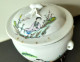 CHINE : XIXème Pot Couvert En Porcelaine Polychrome Famille Verte - Art Asiatique