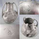 ° VASE EN ETAIN ART DECO SIGNE A.VILLIEN @ Sculpteur Sculpture Fleur - Tin