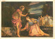 Art - Peinture Religieuse - Tiziano Vecellio Dit Le Titien - Jésus Et La Madeleine - Carte De La Loterie Nationale - Les - Gemälde, Glasmalereien & Statuen