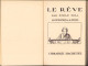 Le Rêve Par Emile Zola, 1936, Edition For Children C3447 - Alte Bücher