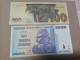 Billetes Zimbabwe, 10000000000 Billones De Dólares Y 100 Dólares, Serie AA Y AB,año 2008 Y 2020, UNC - Simbabwe