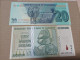 Billetes Zimbabwe, 50000000 Millones De Dólares Y 20 Dólares, Serie AA Y AP, Año 2008 Y 2020, UNC - Zimbabwe