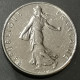 Monnaie France - 1965 - Demi Franc Semeuse O.Roty, Tranche Striée, Nickel - 1/2 Franc