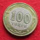 Kazakhstan 100 Tenge 2003 Bimetalic Cazaquistão Casaquistão Kazachstan UNC ºº - Kazachstan