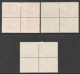 Basutoland Scott 29/31 - SG29/31, 1945 Victory Set Blocks Of 4 Used - 1933-1964 Colonie Britannique