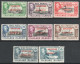 Falkland Islands South Shetlands Scott 5L1/5L8 - SG D1/D8, 1944 George VI Set MH* (2d Fault) - Islas Malvinas