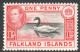 Falkland Islands Scott 85 - SG147a, 1938 George VI 1d MH* - Islas Malvinas