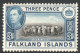 Falkland Islands Scott 87a - SG153, 1938 George VI 3d Sheep MH* - Islas Malvinas