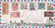 Spain Air Mail Cover Sent To Denmark Palma De Mallorca With A Lot Of Stamps - Storia Postale