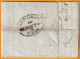 1827 - KGIV - Longue Lettre Avec Correspondance En Français De LONDON Londres Vers LYON - Par Entremise ACHEMINEE  DEVOT - Marcofilia