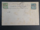 DM4 EGYPTE   PORT SAID  BELLE CARTE   1899  SAGE TYPE II +F. LESSEPS + AFF.   INTERESSANT+ + - Storia Postale