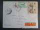 DM4 CAMBODGE   BELLE LETTRE  1958  BORDEAUX +PAIRE  DE TP + AFF.   INTERESSANT+ + - Cambodia