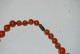 C213 Bijou - Collier De Perles Rougeâtres - Necklaces/Chains