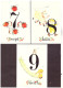 LES ENFANTS ET LES CHIFFRES - 10 CARTES 10x15cm - DESSINS DE MONIQUE TOUVAY - TB - Collections, Lots & Series