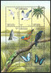 Grenada 1999 MNH Birds Oiseaux Vögel Butterfly Lizard Whale Wild Life Animal Flora Fauna MNH Stamps Full Set Block Luxe - Passereaux