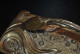 Tampon Buvard En Bronze Ciselé Art Nouveau Signé HUYGENS à Décor De Petites Fleurs Et De Feuillage Nécessaire De Bureau - Altri & Non Classificati
