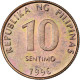 Philippines, 10 Sentimos, 1996, Acier Plaqué Cuivre, SUP, KM:270.1 - Philippinen