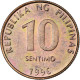 Philippines, 10 Sentimos, 1996, Acier Plaqué Cuivre, SUP, KM:270.1 - Philippines