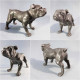 + CHIEN BOULEDOGUE EN METAL @ Sculpture Statue Animal Molosse - Autres & Non Classés