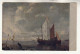 CS81. Vintage Postcard.  Sailing Boats At Amsterdam By Hendrik Dubbels - Pesca