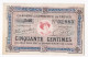 Aude . Chambre De Commerce De Troyes 50 Centimes 1926 Serie 546 . N° 02,883 - Cámara De Comercio