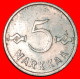 * CROSS (1952-1962): FINLAND  5 MARKS 1953 JUST PUBLISHED! · LOW START · NO RESERVE! - Finland