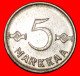 * CROSS (1952-1962): FINLAND  5 MARKS 1954 DIE B! · LOW START · NO RESERVE! - Finlande