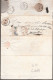 L461 - Lettre De Versailles En 1852, Timbre Découpé - 1852 Louis-Napoléon