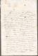 L461 - Lettre De Versailles En 1852, Timbre Découpé - 1852 Luigi-Napoleone