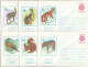 PS 771/1981 - Mint, ЕXPO'81: Hunting Animals, Full Complete Ot 27 Covers, Post. Stationery - Bulgaria(5 Scan) - Omslagen