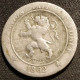 BELGIQUE - BELGIUM - 5 CENTIMES 1862 - Légende FR - Léopold Ier - KM 21 - 5 Cents